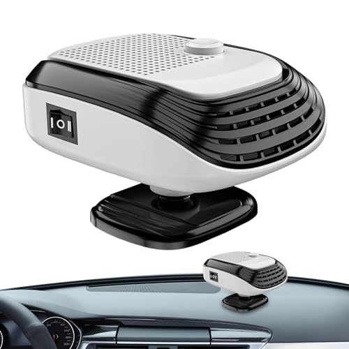 Tragbare Autoheizung – Kühlventilator für Auto, Schnellheizlüfter 12 V/24 V | 2-in-1-Kühl- und Heizgerät, Por Heizgerät