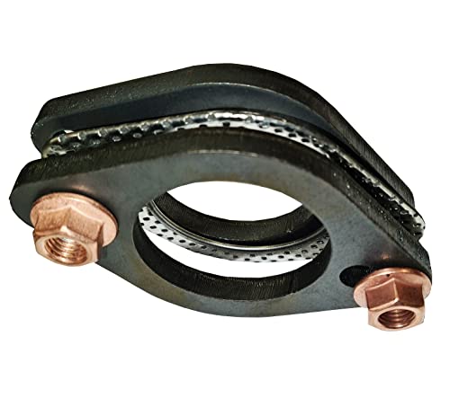 Universal Auspuff Flansch FLANSCHVERBINDER Set 55mm mit Dichtung und Befestigungsset für Auspuff und Katalysator Reparatur