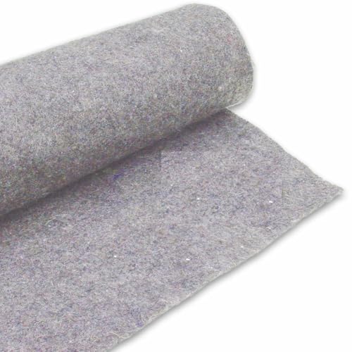 Qualitäts - Teichvlies 300 g/m² - 3m x 4m – 12qm - Teichfolienunterlage Schutzvlies Poolvlies