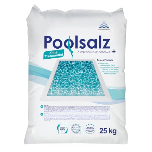 Salinen Poolsalz 50 kg - bietet höchste Reinheit und ist bestens für alle Pools mit Salzelektrolyseanlagen geeignet.