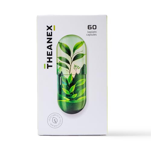 THEANEX Die Original-Formel 2024 mit Matcha-Pulver, Spirulina-Pulver, L-Carnitin, L-Arginin & Garcinia Cambogia, 60 Kapseln (1 Pack)