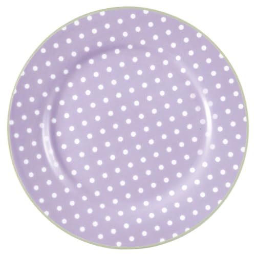 GreenGate - Teller - Kuchenteller - Frühstücksteller - Spot - Porzellan - Lavender/lila - Ø 20,5 cm
