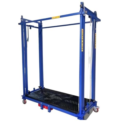 Mobile Gerüstplattform 300 kg belastbar elektrisch Gerüst Lift Mobile Klappbar Baustelle Bau Home Dekoration Multifunktions Fernbedienung Hebebühne Elektrogerüst