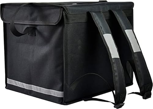 Delivery Bag Store Sicherheit – Reflektierende Einsätze für Sicherheit bei Nacht (schwarz)