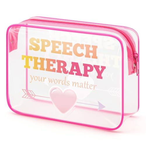 Sprechtherapie-Geschenke, SLP-Geschenk, Make-up-Tasche, Sprachsprache, Pathologe, Geschenke, Logopäden, Geschenk, Kosmetiktasche, Logopäden, Wertschätzungsgeschenke, Dankeschön-Geschenke, Geburtstags-