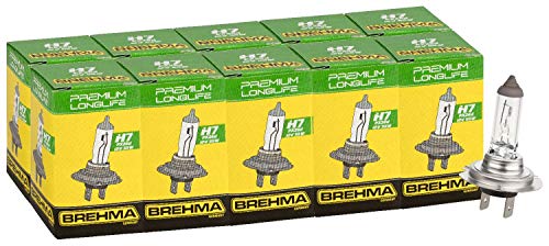 Brehma 90369 10X Premium Longlife H7 Halogen Autolampe 12V 55W