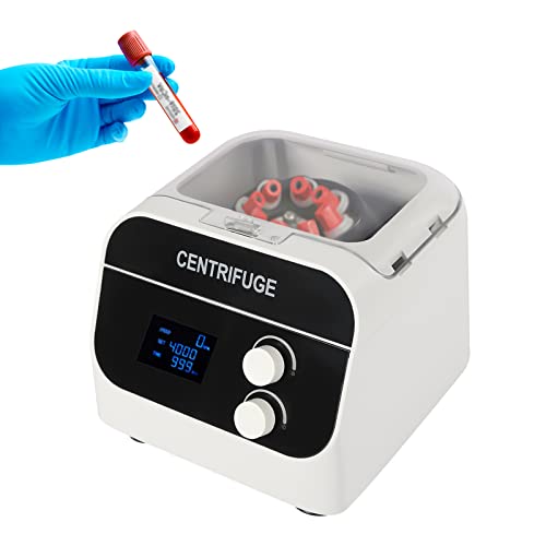 Zentrifuge Labor 8 x 20 ml, LCD-Tischzentrifuge 4000 U/min Tisch-Laborzentrifugen Digitale Anzeige Laborzentrifugen