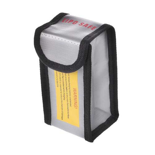 PRETYZOOM Lithium Batterie Tasche Klein Beweissicher Tragbar Batterieaufbewahrung Batteriefach Batterietaschen Lithium Batterie Gehäuse Sicherheits Batterietasche Batterie