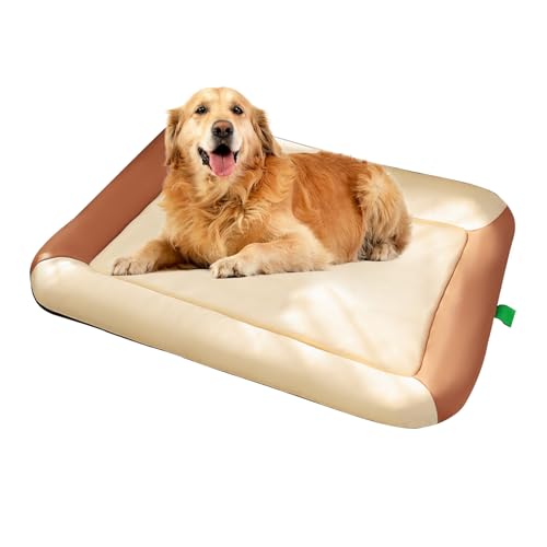 zjhukfmc Waschbare Hundeunterlage, Wasserfestes Hundebett, Hoch Elastische Katzenliege & Atmungsaktives Hundekissen Für Transportbox Und Auto