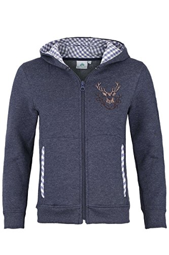 Isar-Trachten Jungen Kinder Trachten Sweatjacke Jeans, Jeans, 80