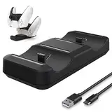 PS5-Controller-Lader mit USB-Dual-Tankstellenzubehör PS5-Joystick-Loader/Schnellfüller für PS5-Joystick Wireless-Füllbasis mit Dual-Joysticks für PS5-Controller