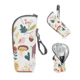 Babyflaschen-Isoliertasche Babyflaschen Wärmer Tasche Babyflasche Thermostat Tragbare Babyflaschentasche Für Kinderwagenreisen Im Freien Kätzchen(B)