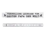 ZOLLSTOCK Metermaß Maßstab FREUNDLICHE LEIHGABE VOM BESTEN PAPA Spruch Geschenk