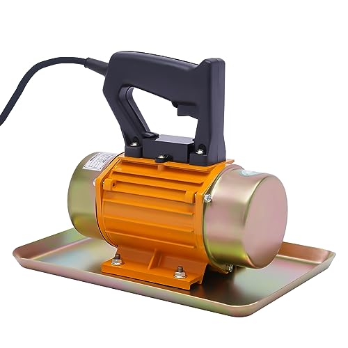 Betonverdichter,Rüttelmotor Betonvibrator 250W Einphasiger Vibrationsmotor BetonplattenrüTtler 3500rpm 200kg,FüR Meisten Beton Glatte Projekte,StraßEnbau, Hausbau,