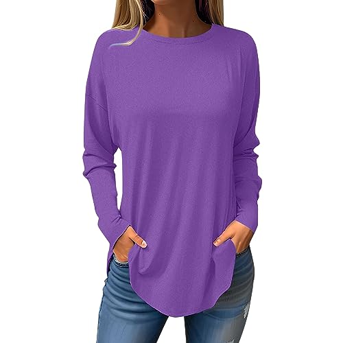 Damen Longtop Langarm Bluse Oversize T-Shirt Schwarz Weiß Karohemd Oversized Tshirt