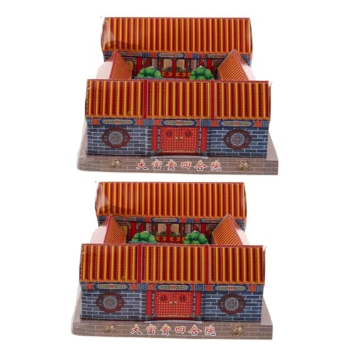 Vaguelly Einzigartiges Ahnen-geldhaus Für Qingming-opferpapier 2 Stück