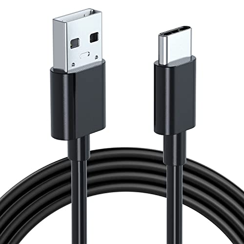 Adhiper Ladekabel für Xbox / PS5, Ladekabel kompatibel mit Xbox Series Controller, Sony PS5 Controller und Nintendo Switch, 50cm/1m/2m USB 2.0 Typ C-Schnellladekabel(1M/Schwarz)
