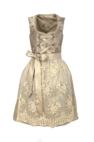 Alte Liebe Trachtenkleid 2tlg. Kinder Dirndl Mädchen Kleid mit Spitzenschürze Gr. 164