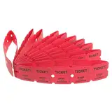 Gogogmee 100 Stück Tombola Tickets, Los, Tickets Für Veranstaltungen, Karneval, Party, Konzert, Schultanz, Aktivitätszentrum, Einkaufszentrum