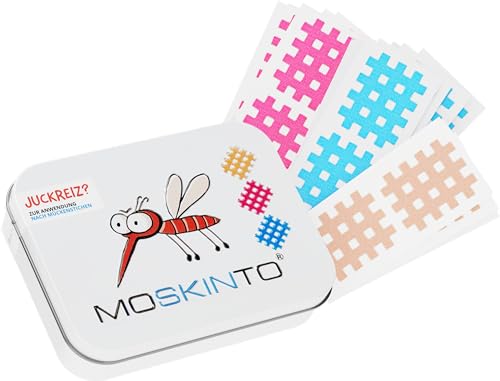 Moskinto 42 Mückenpflaster, Mückenstich, Mücken, Alternative zum Hitzestift, für Kinder und Erwachsene, Stechmücken, Stichheiler, Juckreiz, Family Box
