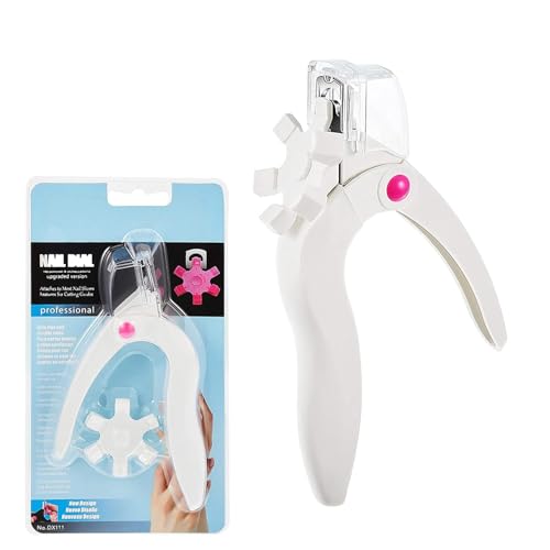 Nagelknipser für Kunstnägel & Gelnägel | Nagelschneider & Nagelclipper & Nagelzwicker & Fingernagel Knipser für Nägel Tips | Gelnägel Zubehör Nail Cutter/Clipper für Gel Nail Tip | Abnehmbare Klingen