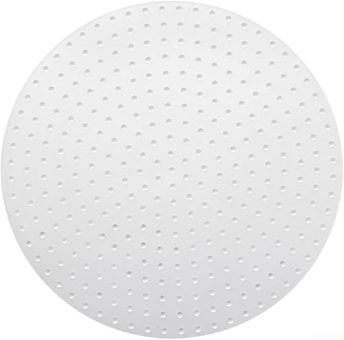 Silikon-Reismatte für Reiskocher, Silikon-Reiskocher, brennfest, Dampfgarermatte, antihaftbeschichtet, rund, Dampfgarer, wiederverwendbar, für Reiskocher, 30 cm, Weiß