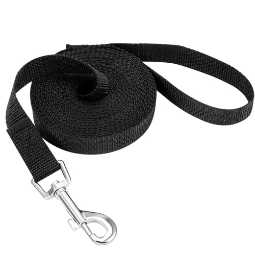 Partideal Schleppleine für Hunde, 5m Hundeleine mit Handschlaufe und D-Karabiner, Wasserdicht Recall Hunde Ausbildungsleine für Mittlere Kleine Hunde