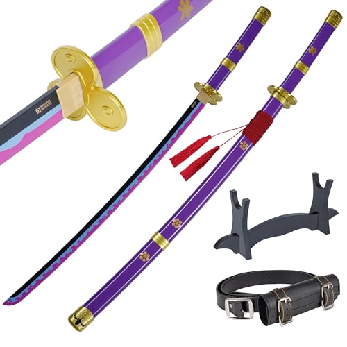 Bambus Anime Katana Cosplay Schwert, Katana Inspiriert Roronoa Zoro One Piece Schwert 105cm 41 Zoll eine Vielzahl von Stilen zur Auswahl