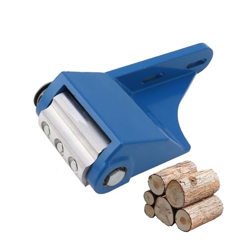 Topyond Holzschäler, 13.2x13.2x25.4cm Rindenschäler,Kettensägenbetriebenes Entrinder,Leichtes Und Tragbares Design, Bauherren, Sägewerk, Holzverarbeitung, Blaue