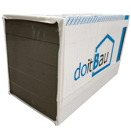 20m² doitBau EPS Dämmplatte WLG032 10mm Styropor Dämmung Fassadendämmung, Kellerdeckendämmung, Geschossdeckendämmung, Dachbodendämmung WDVS