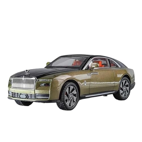 1 24 Für Rolls Royce Spectre Luxuslimousine Legierung Maßstab Automodell Druckguss Metall Auto Enthusiasten Sammlung Auto Geschenk Druckgussmodelle Motorfahrzeuge(Brown)