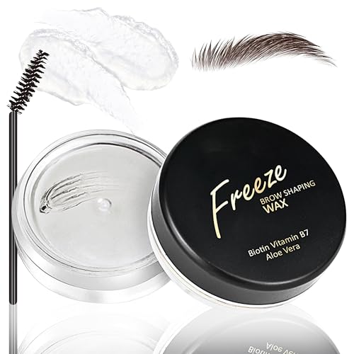 Braue Wachs Gel Shaping Eyebrow Wax Shaping Soap Extra haltbares, Augenbrauengel, Transparent, definierend, fixierend, langlebiges Shaper-Gel, Styling Pomade Makeup Balm für Formende Definition