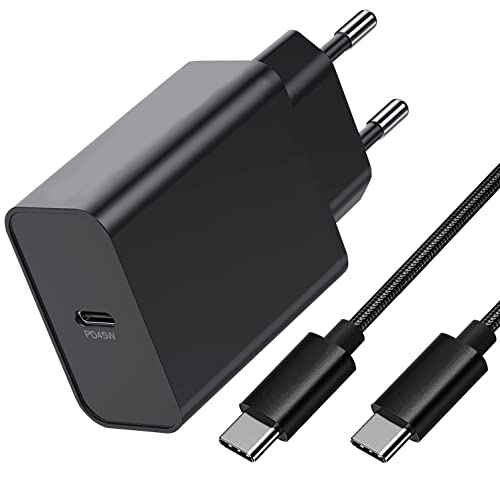 45W USB C Ladegerät für Samsung Galaxy S24 Ultra/S25 Plus/S23 FE/S25 Ultra/S22/S21 S20 A54 A55 5G/A34 A53 A25 A35,Z Fold 4 5 6/Note 10/20 Tab S7 S8 S9 A9,Typ C Netzteil Schnellladegerät mit Ladekabel