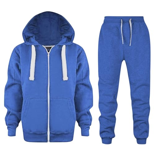 Baby Kinder Langarm Farbe Solide Zip Up Hoodie Sweatshirt Top Mädchen Mantel Jacken Hosen Mit Tasche Baby Kleidung Neugeborene (0-f-hellblau, 5-6 Years)