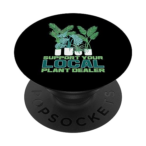 Unterstützen Sie Ihren lokalen Pflanzenhändler Love Plant Garden Planting PopSockets mit austauschbarem PopGrip