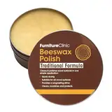 Furniture Clinic Bienenwachspolitur für Holz und Möbel – 200 ml – natürliches Bienenwachs für alle Holzarten und Farben