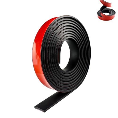 Gummistreifen Selbstklebend, 3 Meter Gummistreifen, Vollgummi Gummiprofile, Selbstklebendes Gummiprofil, Dichtungsband, für DIY Abdichtung, 25 x 3mm