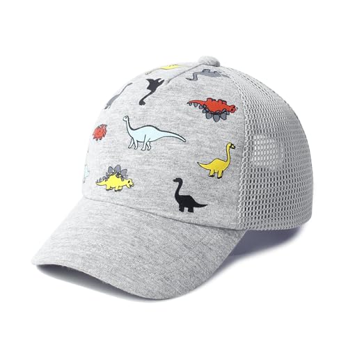 DRESHOW Kleinkind Baseball Mütze Baby Dinosaurier gemusterte Mützen Unisex Baby Trucker Mützen Säugling Kleinkind Kindermützen für Jungen Mädchen