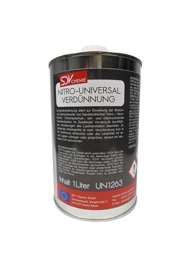 SDV Chemie Universalverdünnung 1x 1 Liter 1000ml 1L Nitroverdünnung Waschverdünnung Lackverdünner