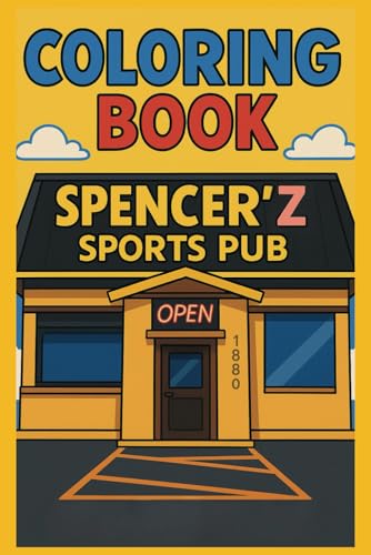 Spencer'z Sports Pub: Coloring Book 6 x 9