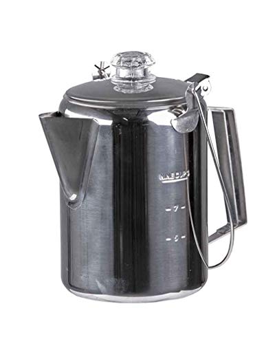 Mil-Tec Unisex – Erwachsene M.Percolator Kaffeekanne, Schwarz, Einheitsgröße