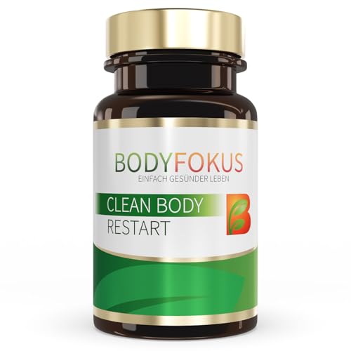 BodyFokus Clean Body Restart - Leber, Homocystein und Fettstoffwechsel - 60 Kapseln - made in Germany