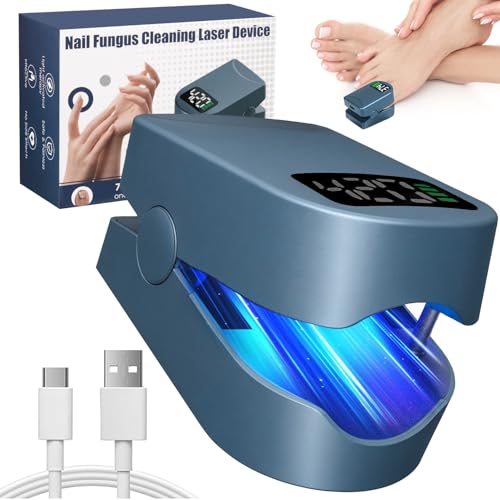 Nagelpilz Laser, Nagelpilz Lasergerät für Finger und Fußnägel, Nagelpilz Behandlung Schnell Intensiv, Nail Fungus Treatment, Nragbare Kaltlasertherapie Wiederaufladbarer Nagelpilzlaser