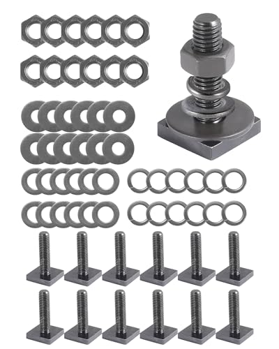 T-Schlitzschrauben für Thule, Yakima Dachträger, Plattform, Frachtkorb, Edelstahl, quadratischer T-Schienen-Bolzenadapter zur Sicherung von Fahrrad/Ski/Kajakträger, Solarpanel, Markise