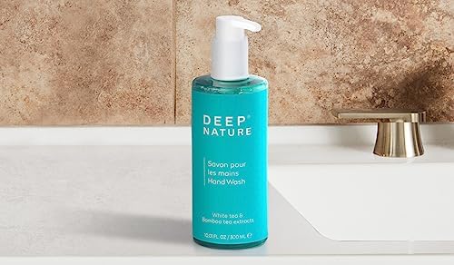 Novotel – Deep Nature Handseife – Bambusextrakt, weiße Teeblätter, Weizenproteine – 300 ml – Exklusives Hotelprodukt