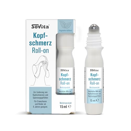 Kopfschmerz Roll-on | bei Kopfschmerzen und Spannungsgefühlen - zur praktischen Anwendung im Schläfen-, Stirn- und Nackenbereich | 15 ml (1)
