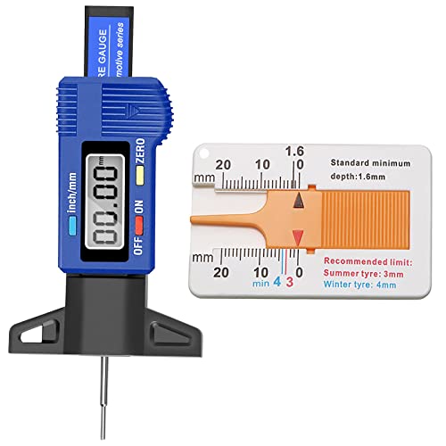 Profiltiefenmesser Für Auto Reifen Reifenprofilmesser Digital Reifenprofilmesser Reifen Profiltiefenmesser Digital reifenmessergerät profilmesser Reifen mit Kunststoff Reifenprofiltiefenmesser