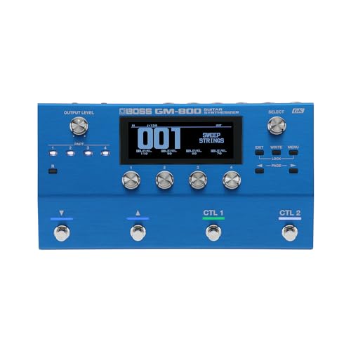 BOSS GM-800 Gitarren-Synthesizer | Wegweisender Gitarren- & Bass-Synthesizer mit neu entwickelter Serial GK Schnittstelle | Moderne ZEN-Core Soundengine | Leistungsfähiger Szenen-Workflow