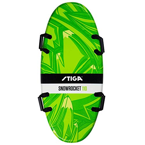 STIGA Unisex-Youth Snowrocket Graffiti 110 Green Foamboard, 110 cm