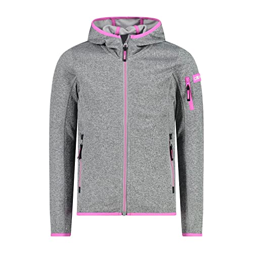 CMP Mädchen Technology Softshelljacke mit ClimaProtect WP 7.000 Technologie, Girl, Gloss-Erdbeere, 164, eisbeton, 110